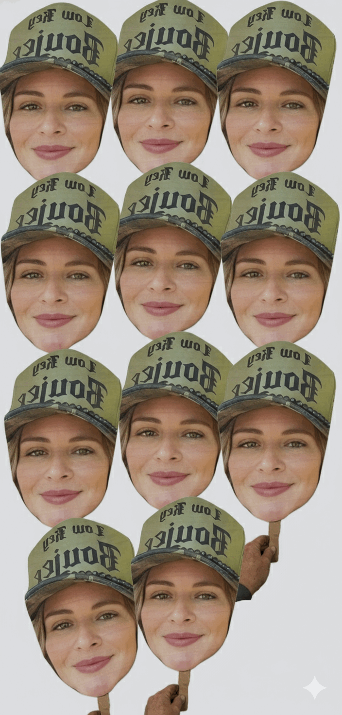 9 Pack of 7.5" Face Poster on Cardstock